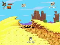 une photo d'Ã©cran de Desert Demolition sur Sega Megadrive
